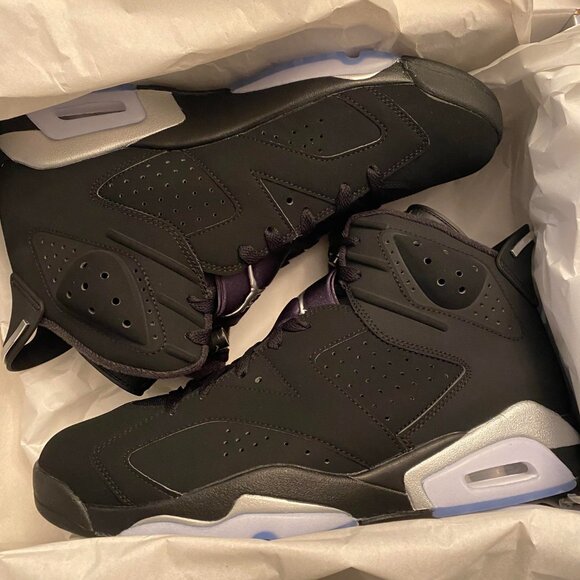 AIR JORDAN Chrome Metallic Retro 6 Mens size 10 - Picture 7 of 8